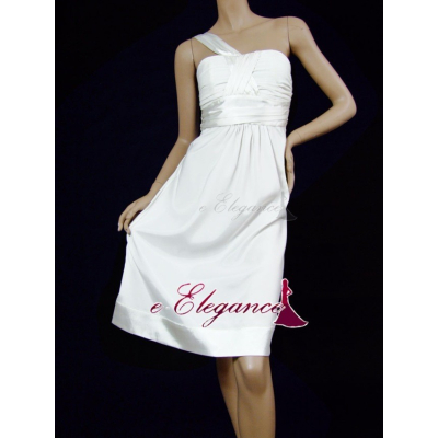 Koktejlové bílé šaty Ever Pretty