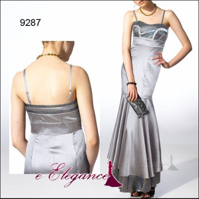 Stříbrné společenské šaty Ever Pretty