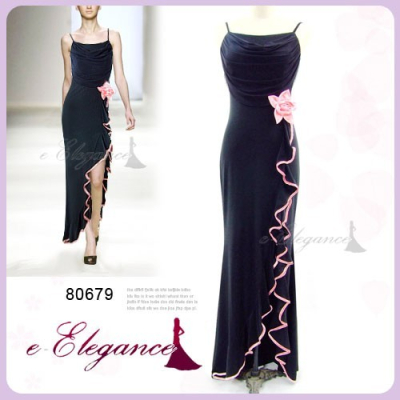 Dlouhé černé společenské šaty Ever Pretty