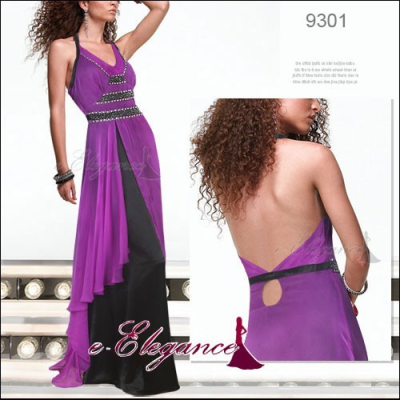 Fialové společenské šaty Ever Pretty