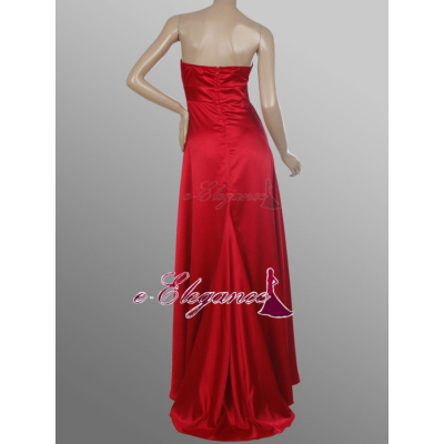 Ever Pretty Dlouhé červené šaty s vlečkou