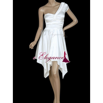 Smetanové koktejlové šaty Ever Pretty