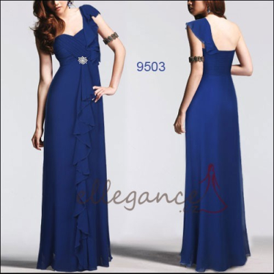 Modré společenské šaty Ever Pretty