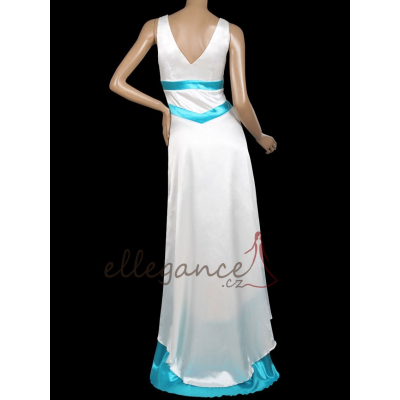 Saténové šaty s vlečkou Ever Pretty