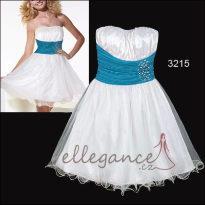 Bílé Koktejlové šaty Ever Pretty