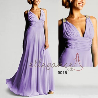 Fialkové společenské šaty Ever Pretty