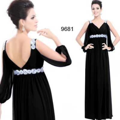 Černé společenské šaty Ever Pretty