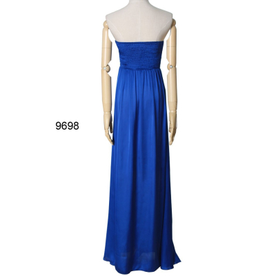 Modré dlouhé společenské šaty Ever Pretty