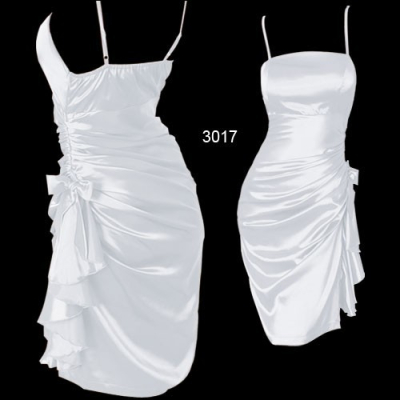 Bílé koktejlové šaty Ever Pretty