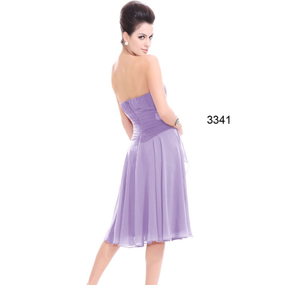 Šifonové fialové šaty EverPretty