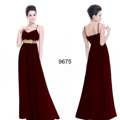 Červené dlouhé společenské šaty