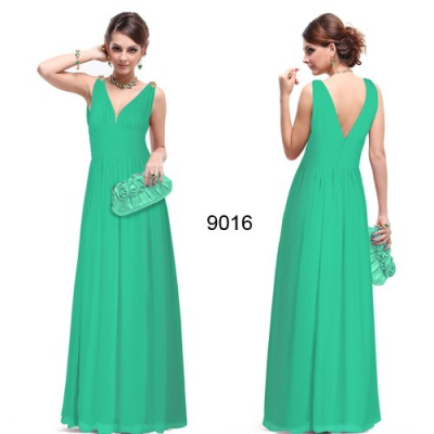 Dlouhé zelené společenské šaty Ever Pretty