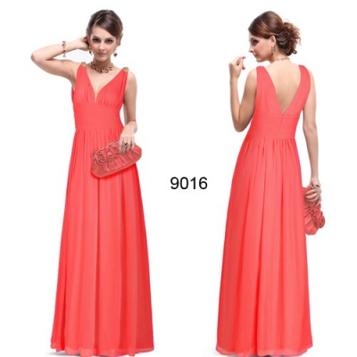 Dlouhé červené společenské šaty Ever Pretty