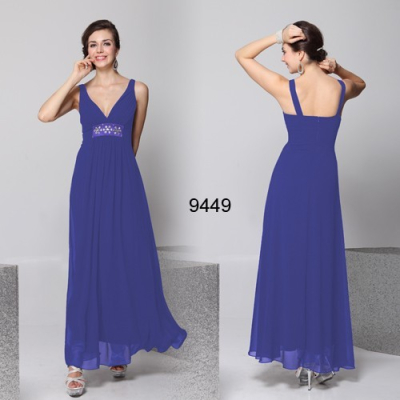 Modré společenské šaty Ever pretty