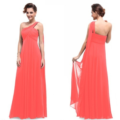 Červené dlouhé společenské šaty Ever Pretty