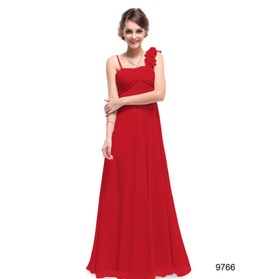Červené dlouhé společenské šaty Ever Pretty