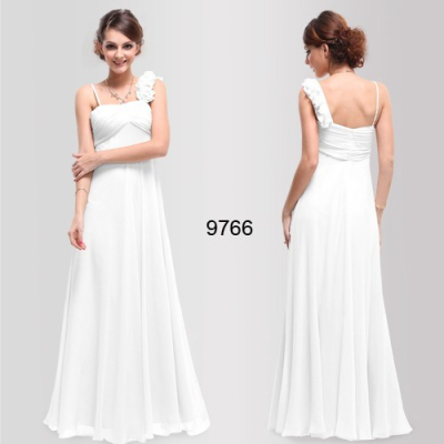 Dlouhé bílé šaty Ever Pretty