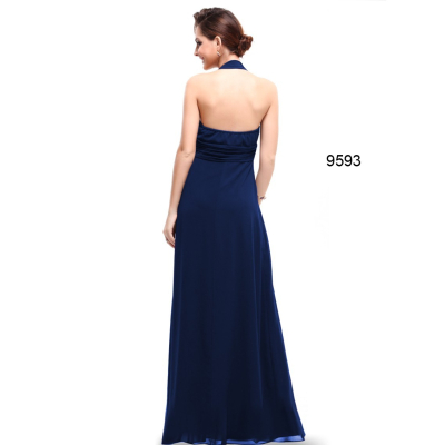 Dlouhé modré společenské šaty Ever Pretty