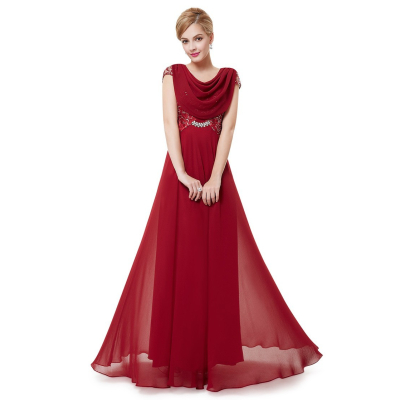 Dlouhé červené šaty Ever Pretty