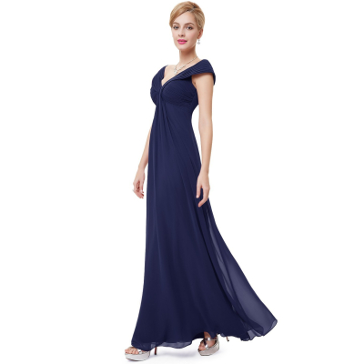 Dlouhé tmavě modré šaty Ever Pretty