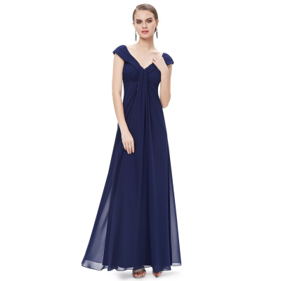 Dlouhé tmavě modré šaty Ever Pretty