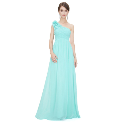 Dlouhé bleděmodré společenské šaty Ever Pretty