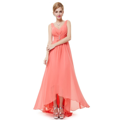 Červené dlouhé společenské šaty Ever Pretty