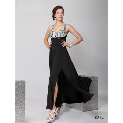 Dlouhé černé společenské šaty Ever Pretty